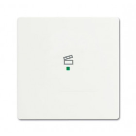 Μετώπη KNX 1 Πλήκτρου Με Σύμβολο Σενάριο Λευκό Soft SRS-1-884 Free@home ABB