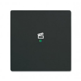 Μετώπη KNX 1 Πλήκτρου Με Σύμβολο Σενάριο Μαύρο Soft SRS-1-885 Free@home ABB