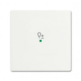 Μετώπη KNX 1 Πλήκτρου Dimmer Λευκό Soft SRD-1-884 Free@home ABB