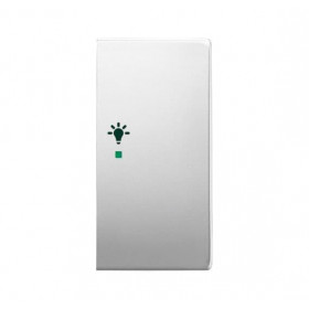Μετώπη KNX 1/2 Πλήκτρου Με Σύμβολο Φώς Δεξί Pure SRL-2-R-866 Free@home ABB