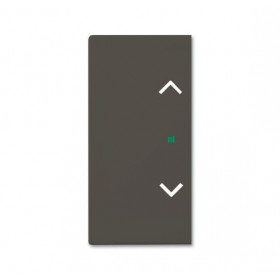 Μετώπη KNX 1/2 Πλήκτρου Ρολών Μαύρο SRB-2-95 Free@home Basic55 ABB