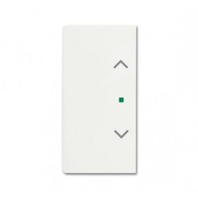Μετώπη KNX 1/2 Πλήκτρου Ρολών Λευκό Soft SRB-2-884 Free@home ABB