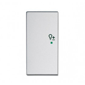 Μετώπη KNX 1/2 Πλήκτρου Dimmer Αριστερό Αλουμίνιο SRD-1-L-83 Free@home ABB