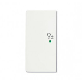 Μετώπη KNX 1/2 Πλήκτρου Dimmer Αριστερό Λευκό Soft SRD-1-L-884 Free@home ABB