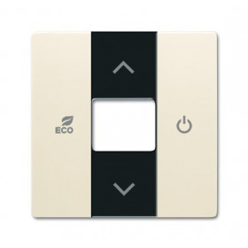 Μετώπη KNX Θερμοστάτη Κρέμ CP-RTC-82 Free@home ABB