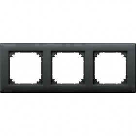 Πλαίσιο 3 Θέσεων Ανθρακί 486314 System-M MERTEN