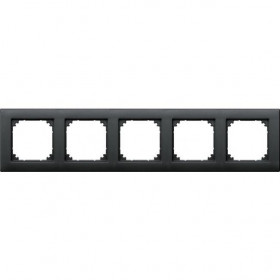 Πλαίσιο 5 Θέσεων Ανθρακί 486514 System-M MERTEN