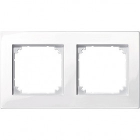 Πλαίσιο 2 Θέσεων Λευκό 515219 System-M MERTEN