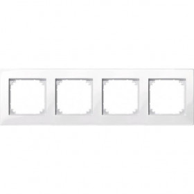 Πλαίσιο 4 Θέσεων Λευκό 515419 System-M MERTEN