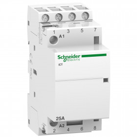Ρελέ Ισχύος Ράγας 4P 25A 4NO 24VAC A9C20134 SCHNEIDER ELECTRIC