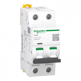 Αυτόματη Ασφάλεια 2P C 20A 10kA A9F84220 SCHNEIDER ELECTRIC