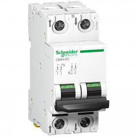Αυτόματη Ασφάλεια 2P C 10A 6kA 500VDC A9N61528 SCHNEIDER ELECTRIC
