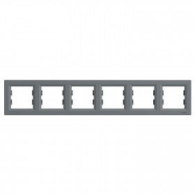 Πλαίσιο 6 Θέσεων Οριζόντιο Ατσάλι EPH5800662 ASFORA