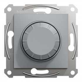 Dimmer Περιστροφικό Universal 370W Ατσάλι EPH6800162 Asfora SCHNEIDER ELECTRIC