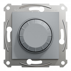 Dimmer Περιστροφικό Universal 370W Ατσάλι EPH6800162 Asfora SCHNEIDER ELECTRIC