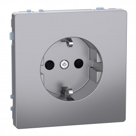 Πρίζα Σούκο Ασφαλείας Ατσάλι MEG2300-6036 System D MERTEN