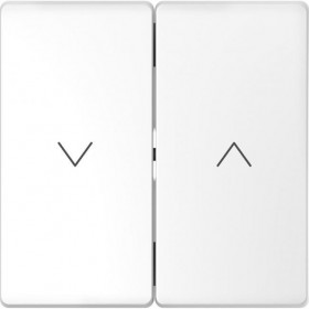 Μετώπη 2 Πλήκτρων Ρολών Λευκό MEG3855-6035 D-Life MERTEN