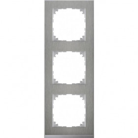 Πλαίσιο 3 Θέσεων Ατσάλι MEG4030-3646 System-M MERTEN