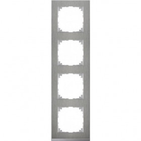 Πλαίσιο 4 Θέσεων Ατσάλι MEG4040-3646 System-M MERTEN