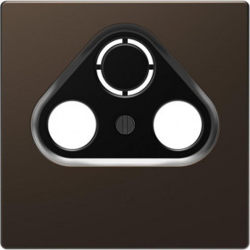 Μετώπη Πρίζας TV-R-SAT Mocca MEG4123-6052 D-Life MERTEN