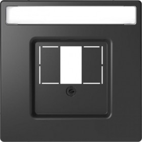 Μετώπη Πρίζας Ηχείων Ή HDMI Ανθρακί MEG4250-6034 D-Life MERTEN
