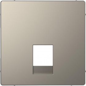 Μετωπη Πρίζας Τηλεφώνου RJ11(RJ12) Νίκελ MTN4215-6050 D-Life MERTEN