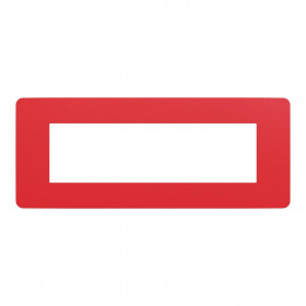Πλαίσιο 7 Στοιχείων Κόκκινο Με Λευκή Βάση NU270713 New Unica