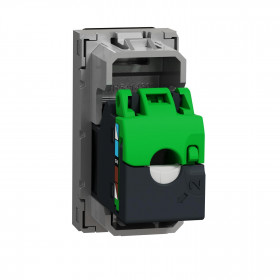 Πριζα Δικτύου RJ45 Cat.6 UTP 1 Στοιχείου Αλουμίνιο NU341430 New Unica