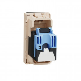 Πριζα Δικτύου RJ45 Cat.6 UTP 1 Στοιχείου Μπεζ NU341444 New Unica