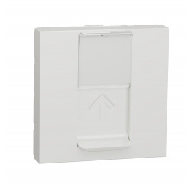 Πριζα Δικτύου RJ45 Cat.6 UTP 2 Στοιχείων Λευκό NU341518 New Unica