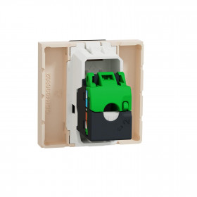Πριζα Δικτύου RJ45 Cat.6 UTP 2 Στοιχείων Μπεζ NU341544 New Unica