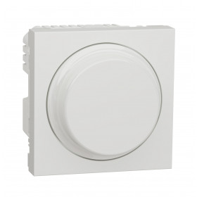 Dimmer Περιστροφικό Universal 2 Στοιχείων Λευκό NU351418 New Unica