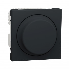 Dimmer Περιστροφικό Universal 2 Στοιχείων Ανθρακί NU351454 New Unica