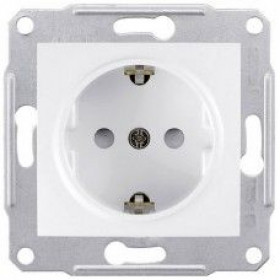 Πρίζα Σούκο Ασφαλείας Λευκό SDD111022 Sedna SCHNEIDER ELECTRIC
