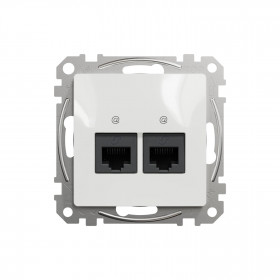 Πρίζα RJ45 Διπλή Cat6A UTP Λευκό SDD111467 Sedna SCHNEIDER ELECTRIC