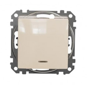 Διακόπτης A/R Μπεζ Με Λυχνία SDD112106L Sedna SCHNEIDER ELECTRIC