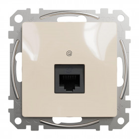 Πρίζα RJ45 Cat6 UTP Μπεζ SDD112461 Sedna SCHNEIDER ELECTRIC