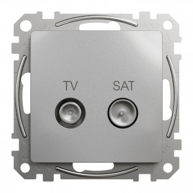 Πρίζα TV-SAT Τερματική 4dB Αλουμίνιο SDD113471S Sedna SCHNEIDER ELECTRIC