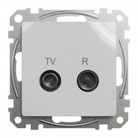 Πρίζα TV-RD Διέλευσης 7dB Αλουμίνιο SDD113474R Sedna SCHNEIDER ELECTRIC