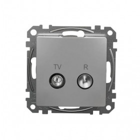 Πρίζα TV-RD Διέλευσης 10dB Αλουμίνιο SDD113478R Sedna SCHNEIDER ELECTRIC