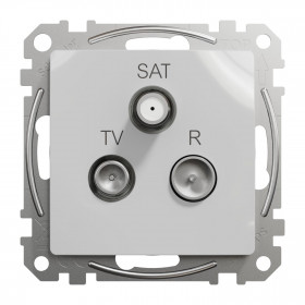 Πρίζα TV-RD-SAT Τερματική 4dB Αλουμίνιο SDD113481 Sedna SCHNEIDER ELECTRIC