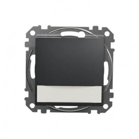 Μπουτόν Ανθρακί Με Λυχνία Επιγραφής SDD114143L Sedna SCHNEIDER ELECTRIC
