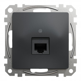 Πρίζα RJ45 Cat6 UTP Ανθρακί SDD114461 Sedna SCHNEIDER ELECTRIC