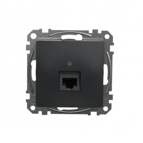 Πρίζα RJ45 Cat6A UTP Ανθρακί SDD114466 Sedna SCHNEIDER ELECTRIC