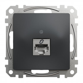 Πρίζα RJ45 Cat6A STP Ανθρακί SDD114466S Sedna SCHNEIDER ELECTRIC