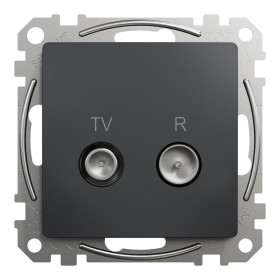 Πρίζα TV-RD Τερματική 4dB Ανθρακί SDD114471R Sedna SCHNEIDER ELECTRIC
