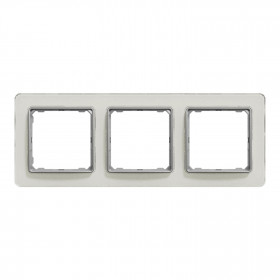 Πλαίσιο 3 Θέσεων Λευκό Glass White SDD360803 Sedna SCHNEIDER ELECTRIC