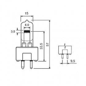 Λάμπα Αλογόνου 150W 24V GY9.5 Xenonphot HLX 64643 OSRAM