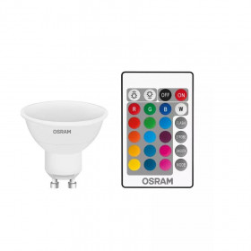Λάμπα LED 4.2W RGB+W GU10 120° 230V Με Remote Control Ledstar OSRAM