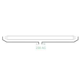 Λάμπα LED T5 17W G5 4000k 1149mm DIOLAMP